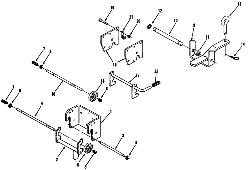 Hitches Diagram and Parts List for 41-20OE03 2000001 - 2999999 Toro Lawn Tractor