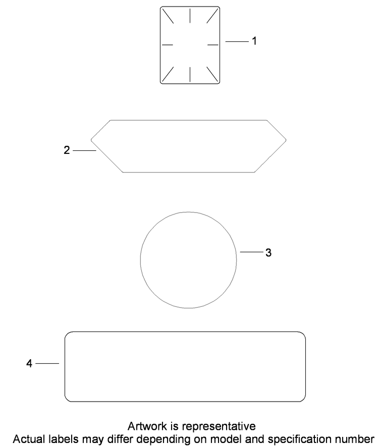 Decals Diagram and Parts List for 74901 (290000001-290999999)(2009) Toro Lawn Mower