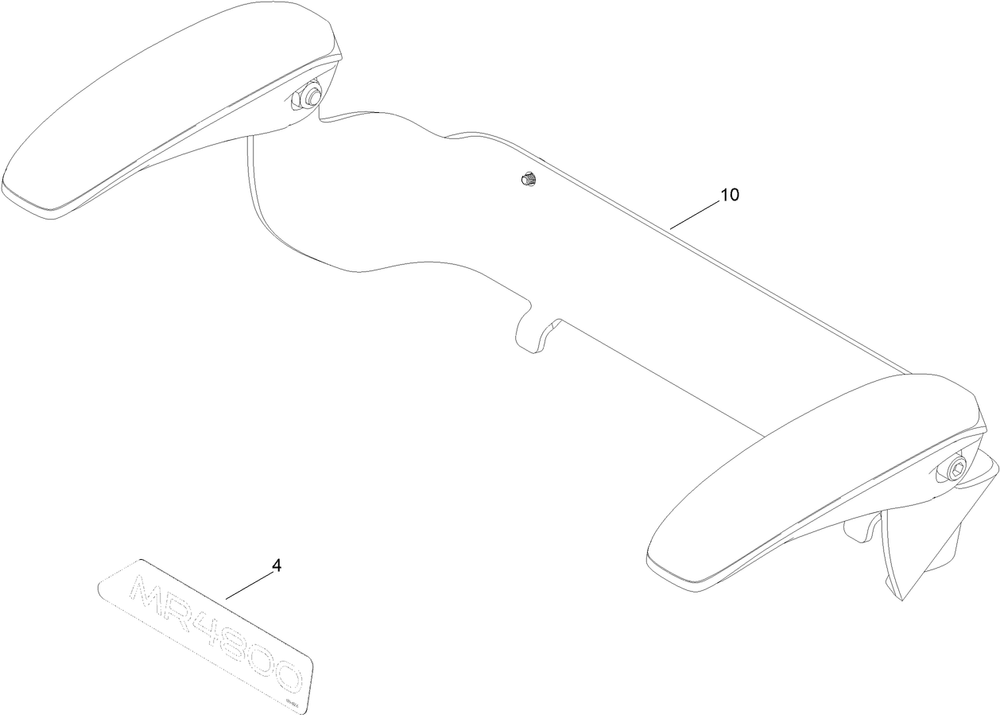 Model Specific Decal Assembly Diagram and Parts List for 76440TA 417200000 - 417399999 Toro Lawn Tractor