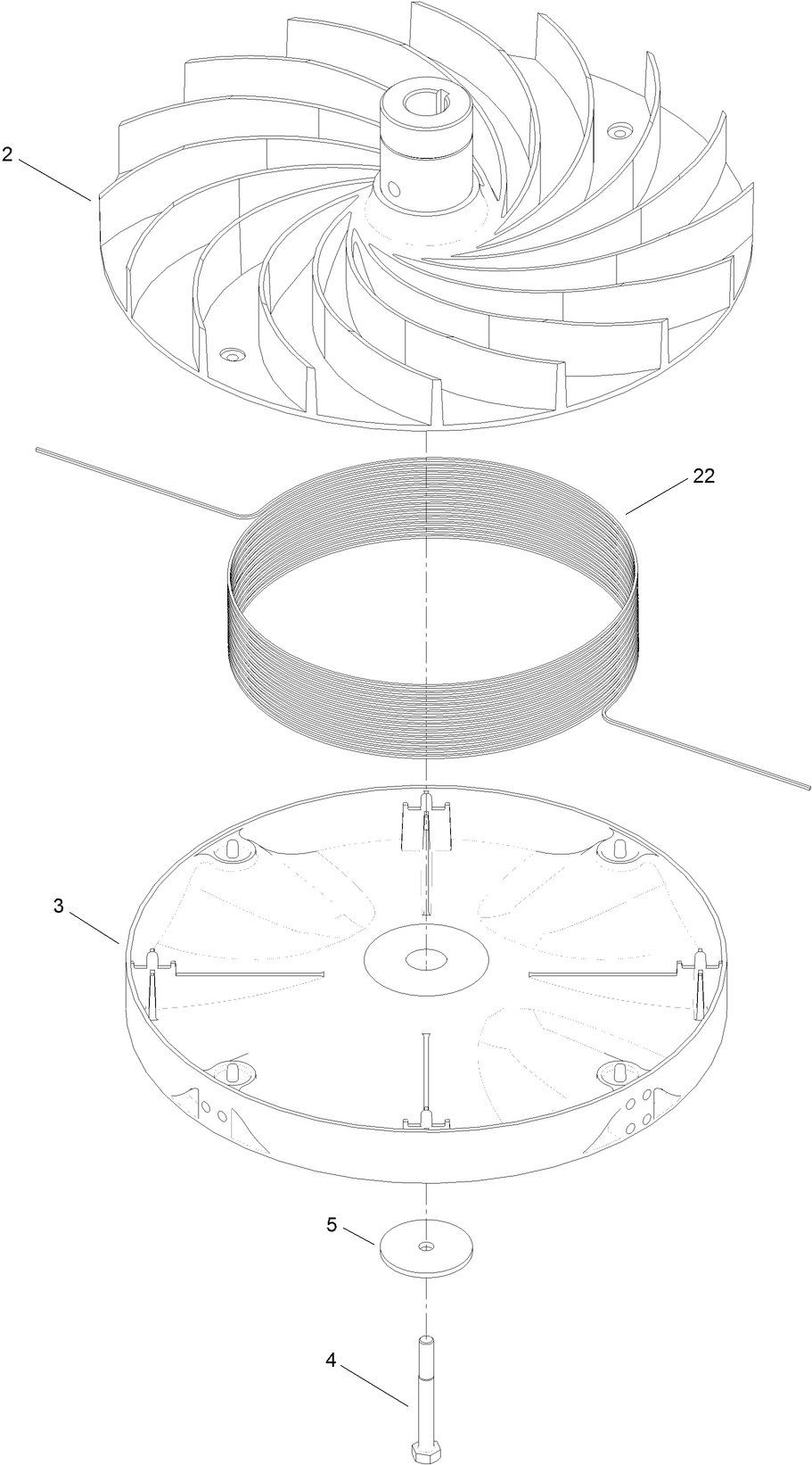 Cutting Assembly Diagram and Parts List for 2600 314000001 - 314999999 Toro Lawn Tractor Accessories
