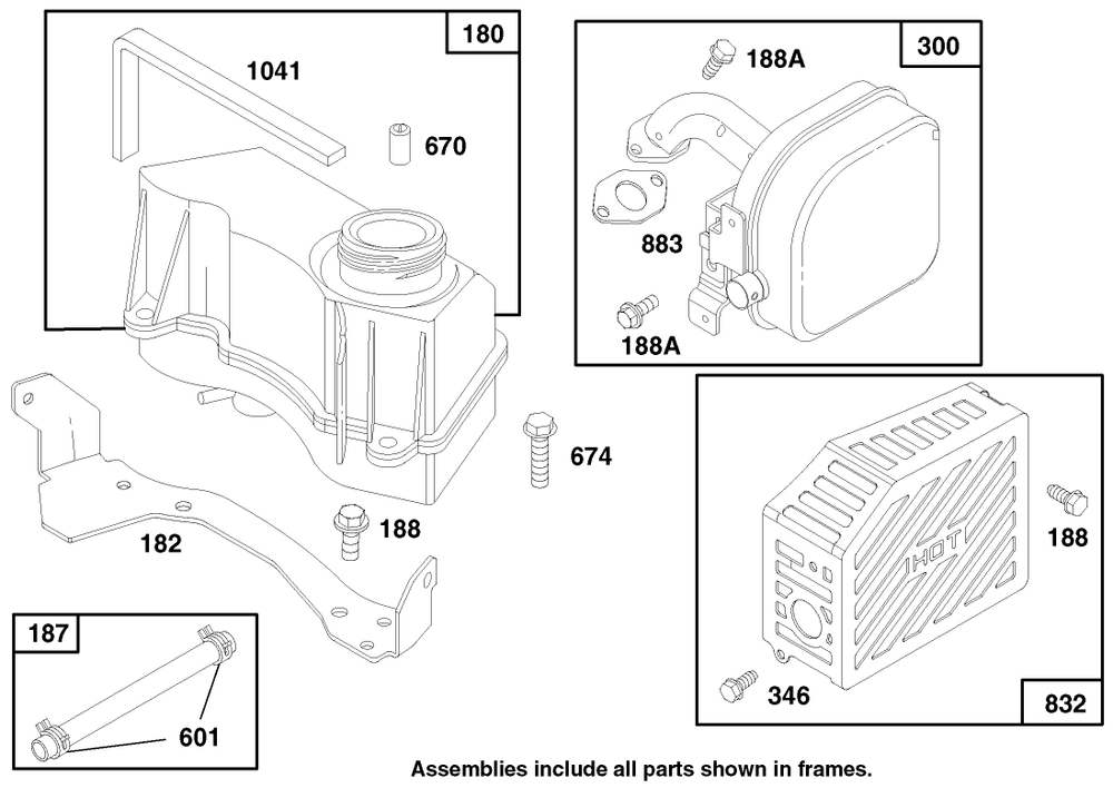 Engine Gts 150 Diagram and Parts List for 20822 7900001 - 7999999 Toro Lawn Mower
