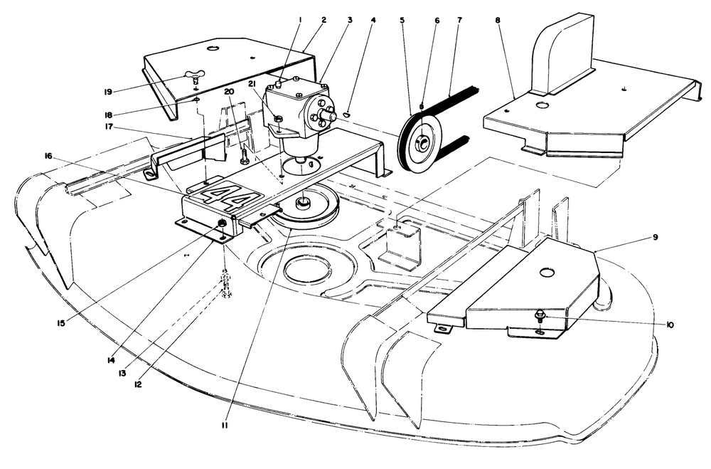 Cutting Unit Model No. 30544 (Continued) Diagram and Parts List for 30718 0000001 - 0999999 Toro Lawn Tractor