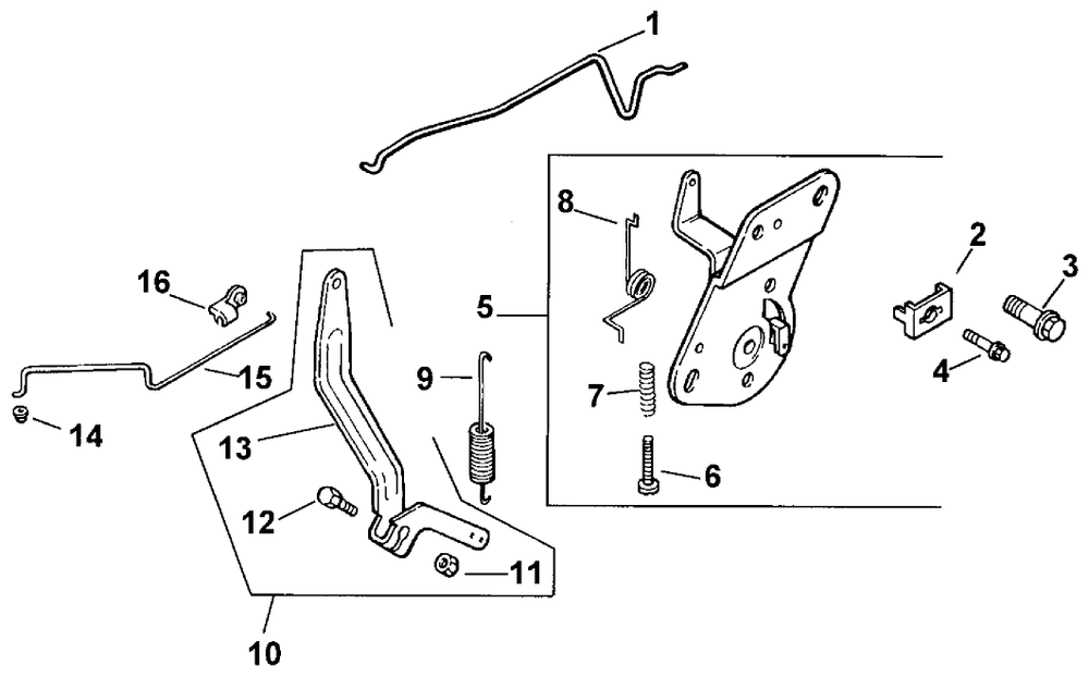 Engine Controls Engine Kohler Model No. Cv15t Spec 41560 Diagram and Parts List for 30177 990001 - 991351 Toro Lawn Tractor Accessories