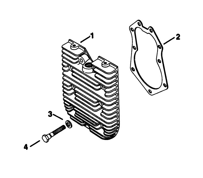 Cylinder Head-Engine Model No. Kt17qs Type No. 24324 (Continued) Diagram and Parts List for 30754 5000001 - 5999999 Toro Lawn Tractor