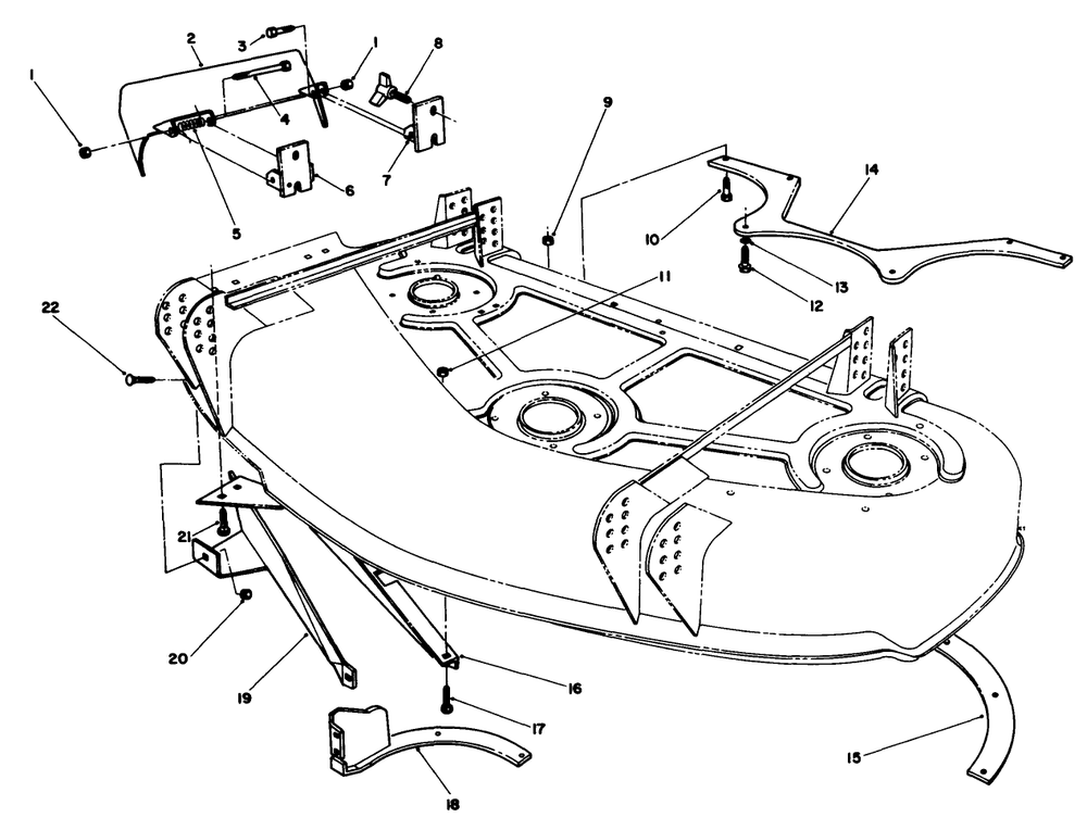Grass Collection System Model No. 30751 (Optional) (Continued) Diagram and Parts List for 30754 0000001 - 0999999 Toro Lawn Tractor