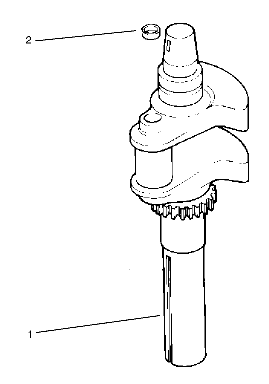 Crankshaft Diagram and Parts List for 72104 8900001 - 8900599 Toro Lawn Tractor