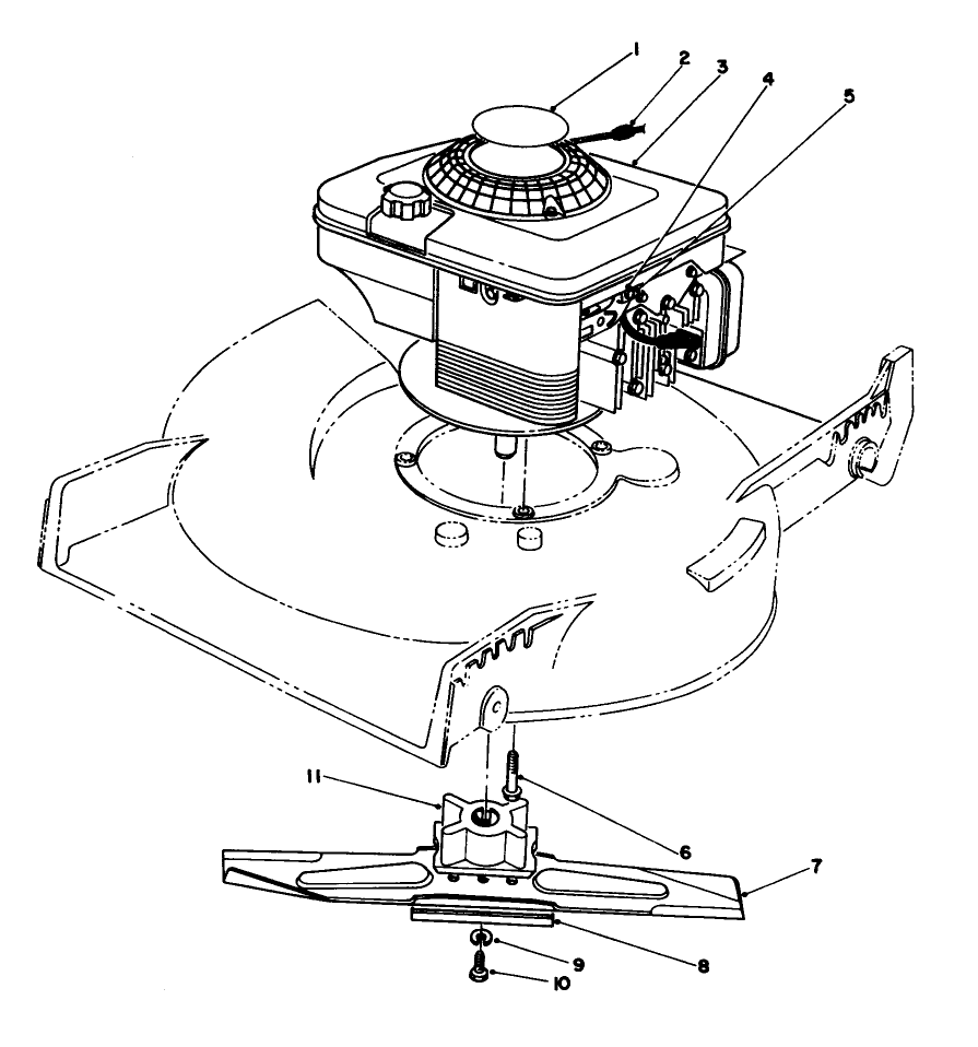 Engine Assembly Diagram and Parts List for 20213 1000001 - 1999999 Toro Lawn Mower