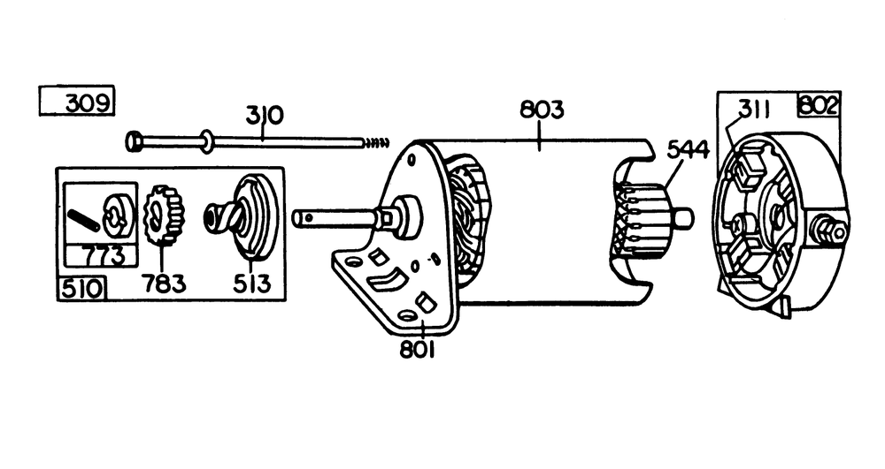 Briggs & Stratton Model 252707-0223-01, Engine Briggs & Stratton Model 252707-0177-01 Diagram and Parts List for 57385 1000001 - 1999999 Toro Lawn Tractor