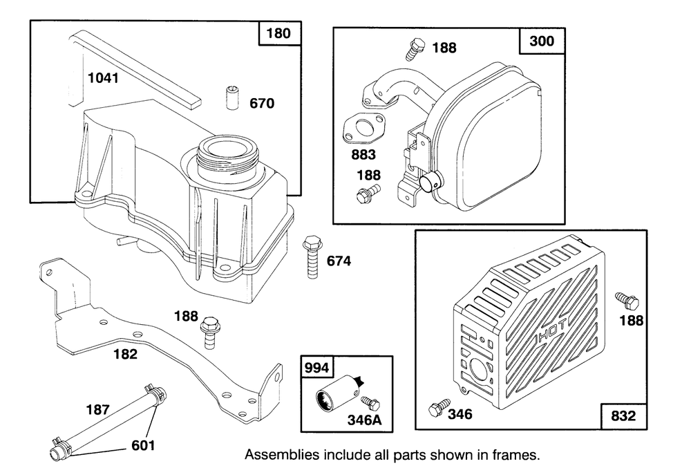Engine Gts 150 Diagram and Parts List for 26630BC 4900001 - 4999999 Toro Lawn Mower