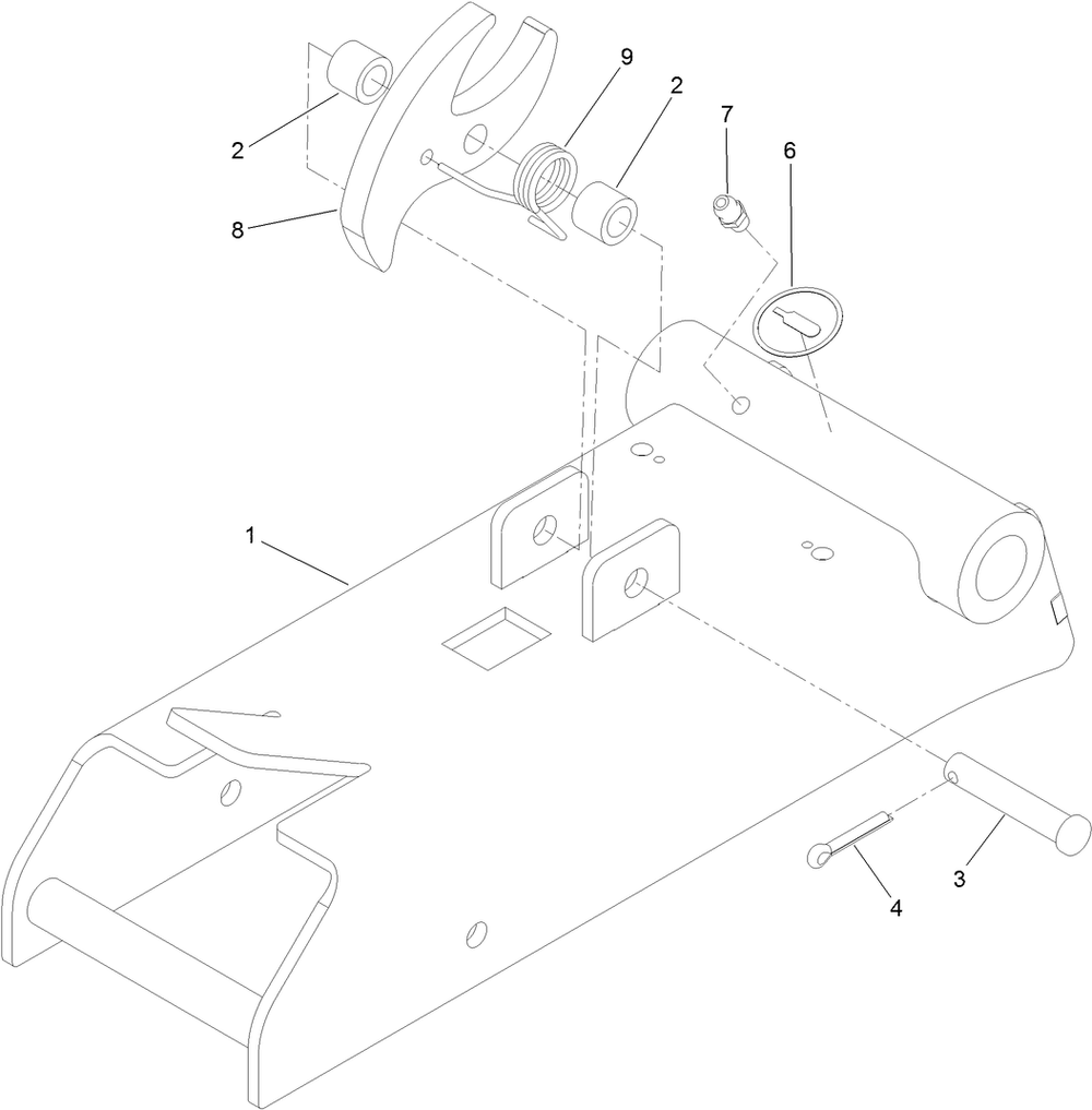 Linkage Assembly No. 115-4582 Diagram and Parts List for 22342HD 404696700 - 405699999 Toro Lawn Tractor Accessories