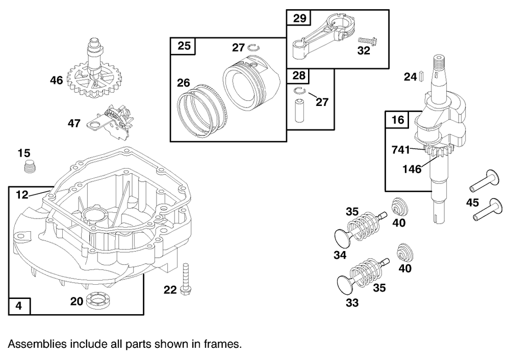 Engine Briggs & Stratton Model 12f802-1787-E1 Diagram and Parts List for 20913 99000001 - 99999999 Toro Lawn Mower