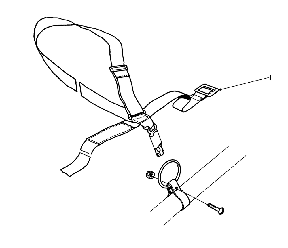 Deluxe Harness Kit No. 46-2960 (Optional) Diagram and Parts List for 51607 4000001 - 4999999 Toro Trimmer
