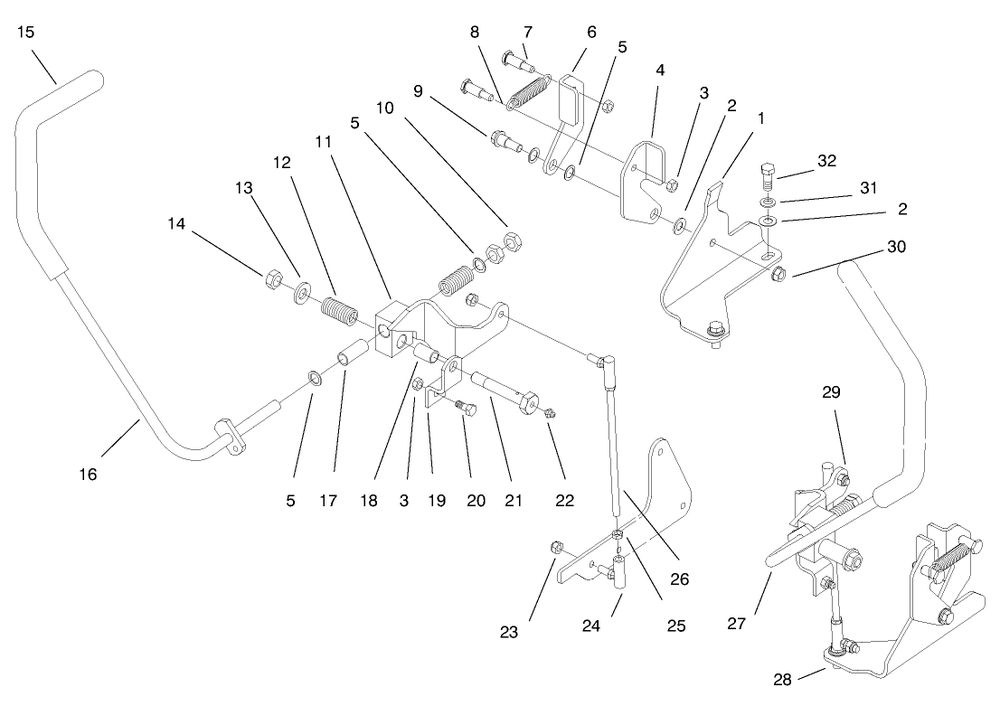 Steering Systems Diagram and Parts List for 74160 790001 - 799999 Toro Lawn Tractor