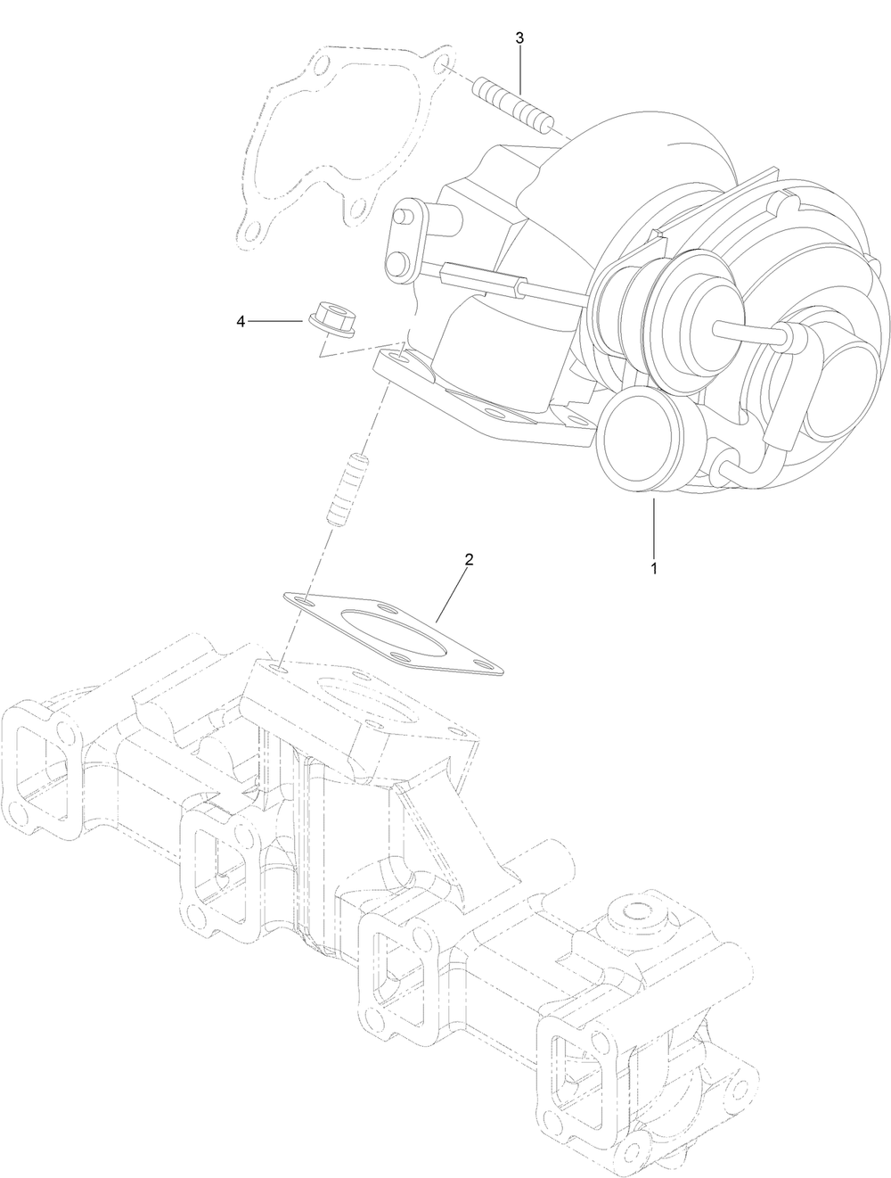Turbine Assembly Diagram and Parts List for 23803 400000000 - 999999999 Toro Lawn Tractor Accessories