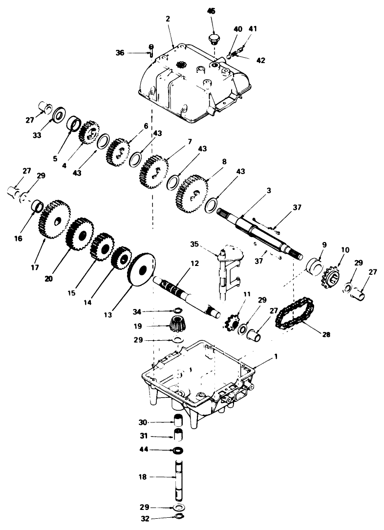Peerless Transmission Model No. 787 Diagram and Parts List for 30113 6000001 - 6999999 Toro Lawn Tractor Accessories