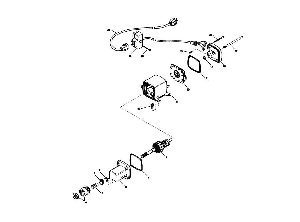 Starter Motor Kit No. 33290c Diagram and Parts List for 38035 7000001 - 7999999 Toro Snow Blower