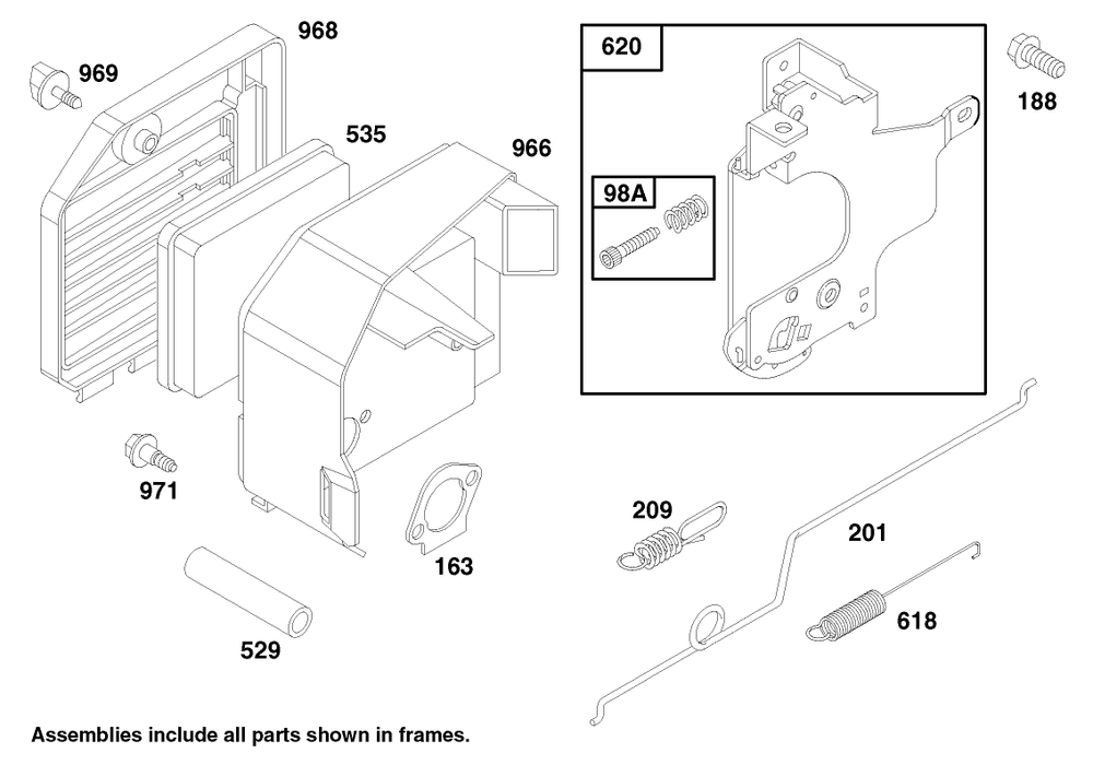 Engine Gts 150 Diagram and Parts List for 26633B 6900001 - 6999999 Toro Lawn Mower