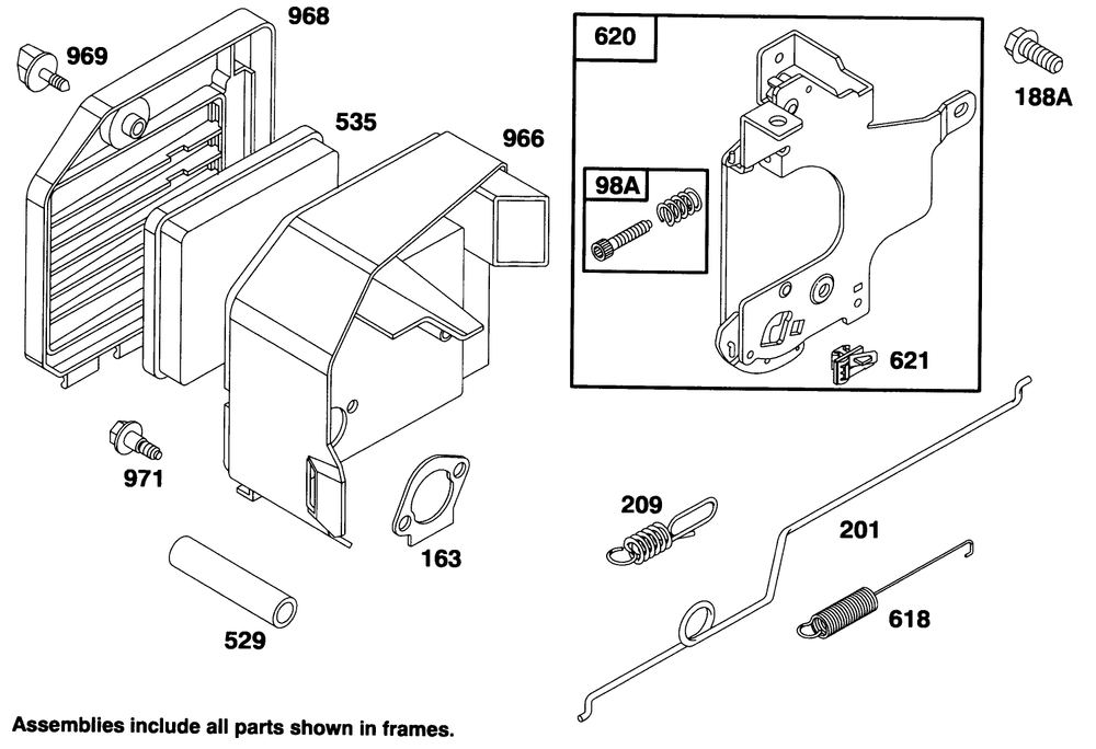 Engine Gts 150 Diagram and Parts List for 20764B 49000001 - 49999999 Toro Lawn Mower
