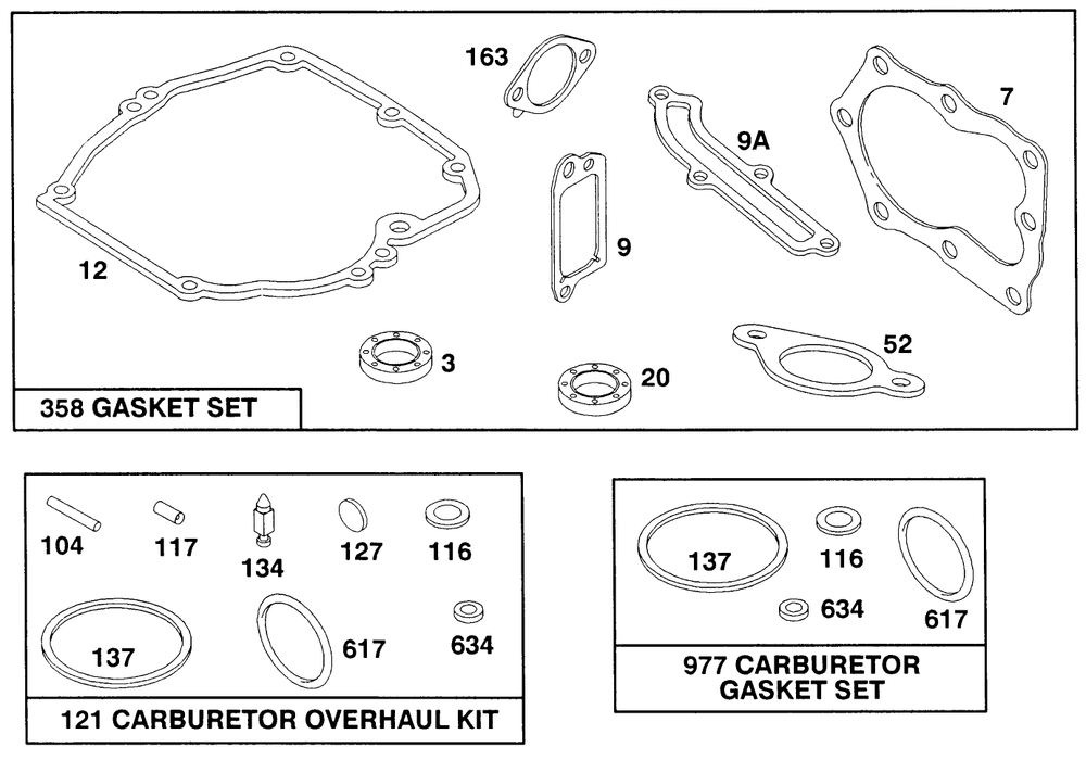 Engine Model 122702-0182-01 Diagram and Parts List for 20906B 1000001 - 1999999 Toro Lawn Mower