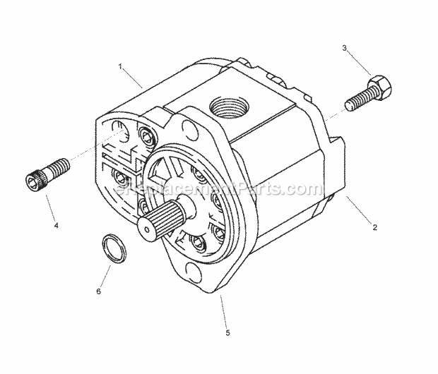 Plow Motor Assembly P75 Plow Diagram and Parts List for 2011  Toro Lawn Tractor Accessories