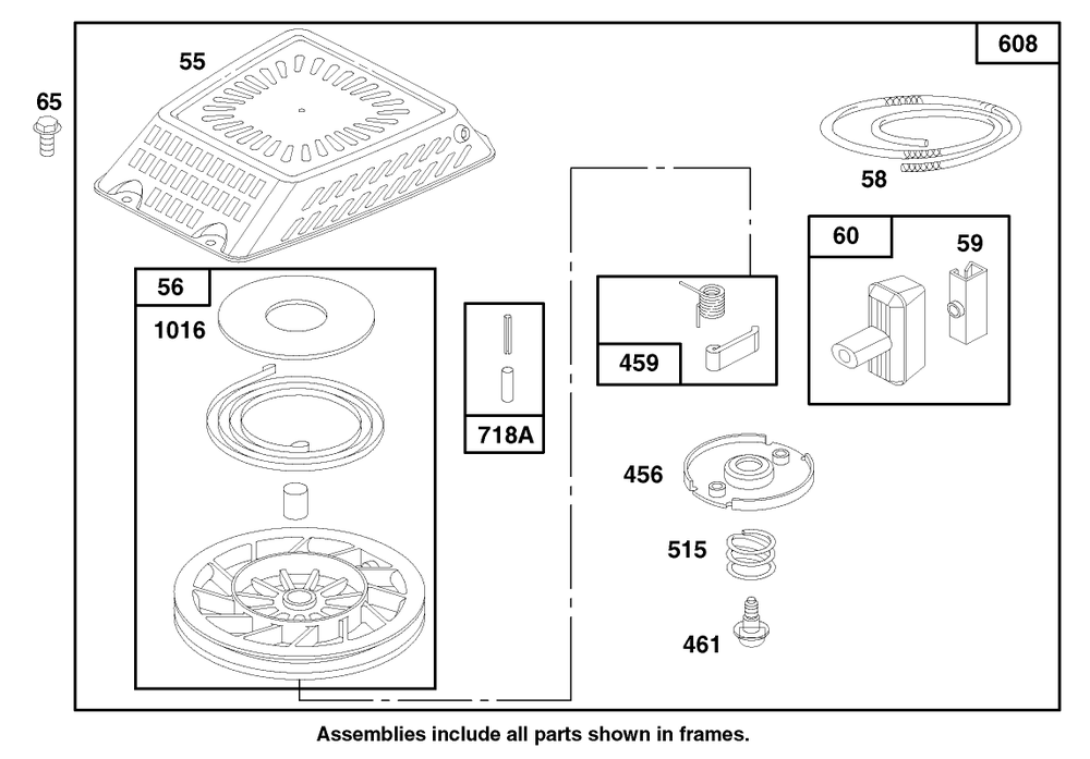 Engine Gts 150 Diagram and Parts List for 26633B 6900001 - 6999999 Toro Lawn Mower