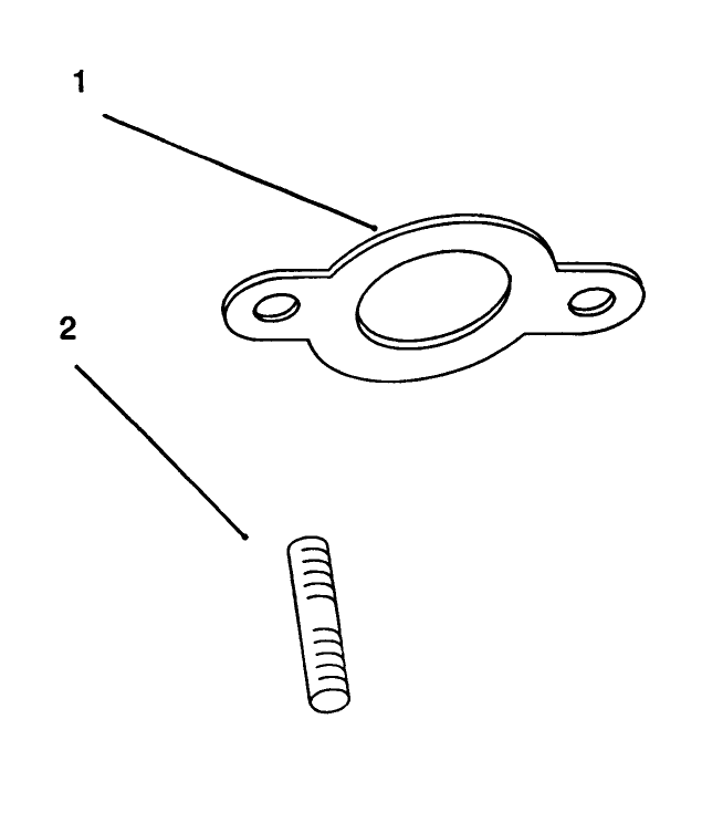 Exhaust Diagram and Parts List for 72063 4900001 - 4999999 Toro Lawn Tractor