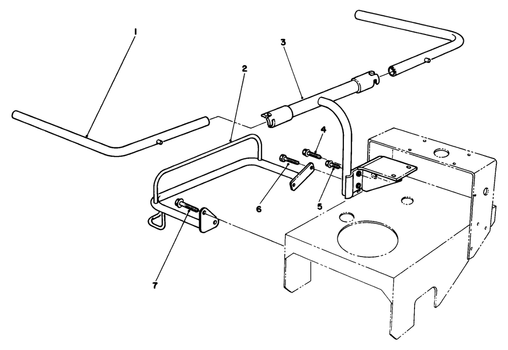 Frame Assembly Diagram and Parts List for 30124 9000001 - 9999999 Toro Lawn Tractor Accessories