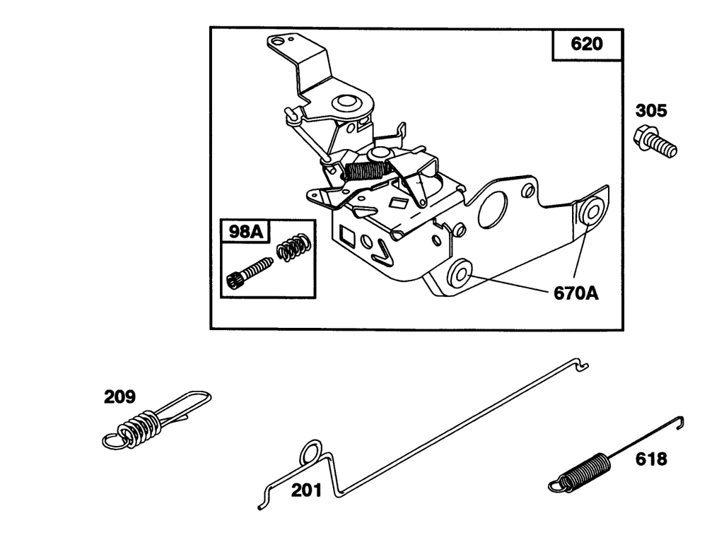 Engine Briggs & Stratton Model 122702-3171-01 Diagram and Parts List for 16403 1000001 - 1999999 Toro Lawn Mower
