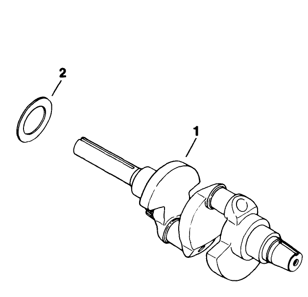 Crankshaft-Engine Kohler Model No. M18qs-24657 (Continued) Diagram and Parts List for 30718 2000001 - 2999999 Toro Lawn Tractor
