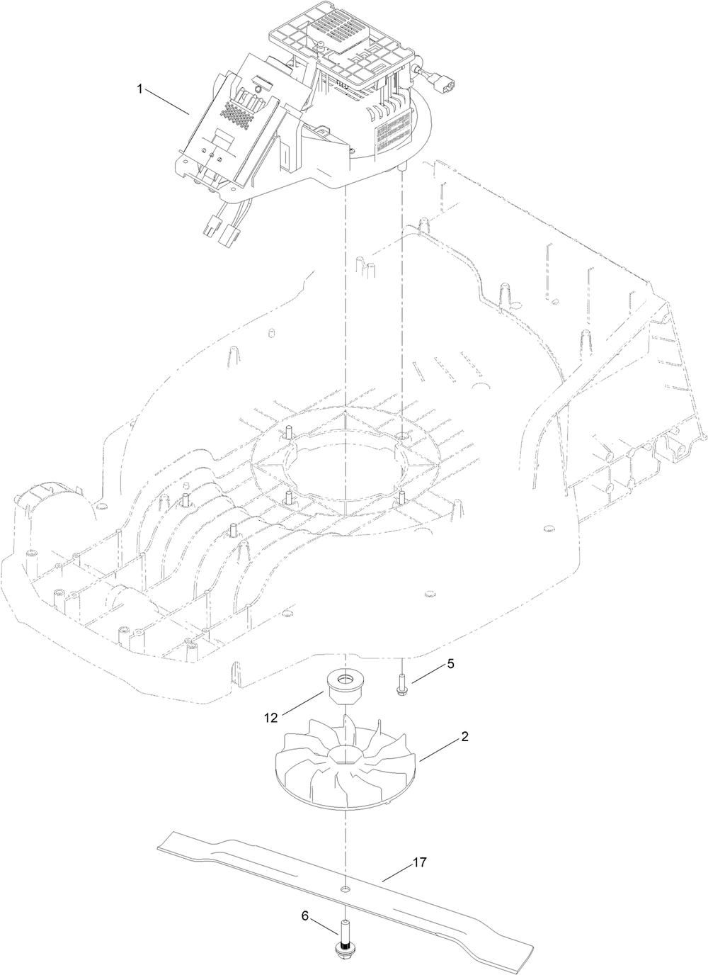 Engine And Blade Drive Assembly Diagram and Parts List for 21620 400000000 - 999999999 Toro Lawn Mower