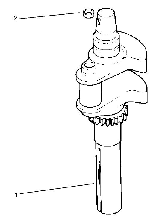 Crankshaft Diagram and Parts List for 72110 8900600 - 8999999 Toro Lawn Tractor