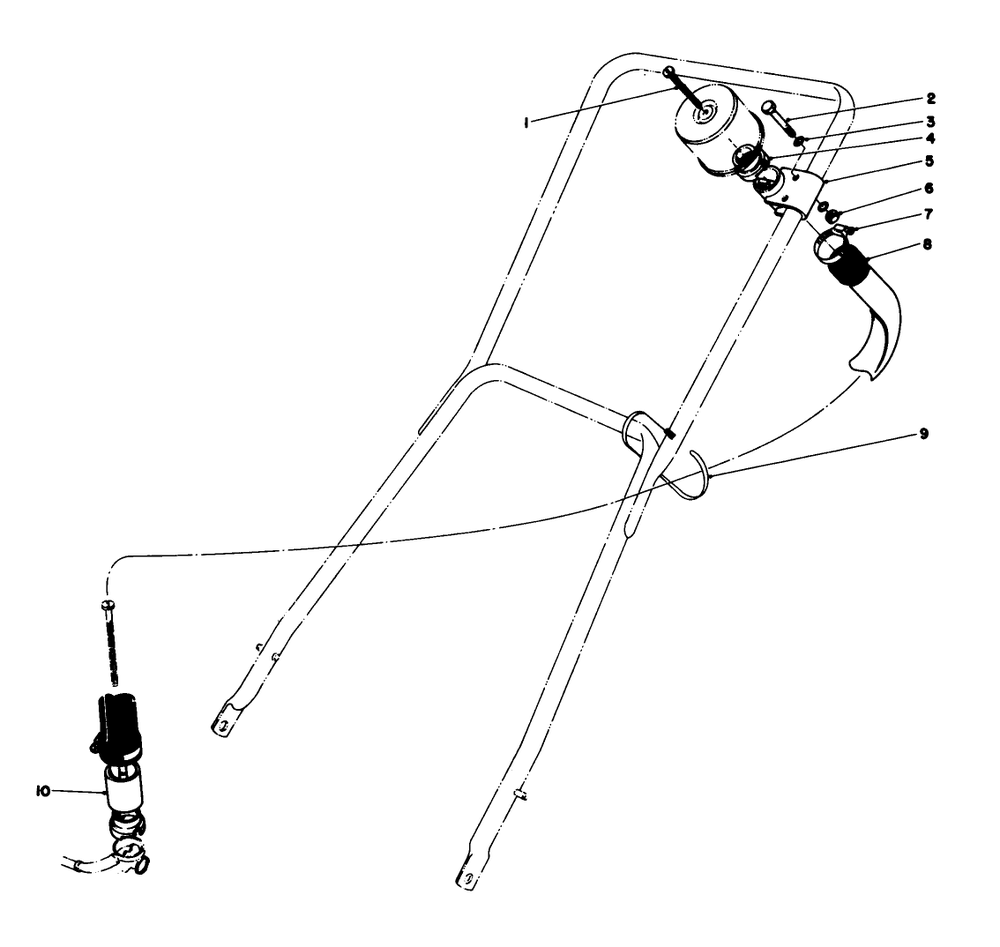 Remote Air Cleaner Kit No. 28-0580 (Optional) Diagram and Parts List for 23158 2000001 - 2999999 Toro Lawn Mower