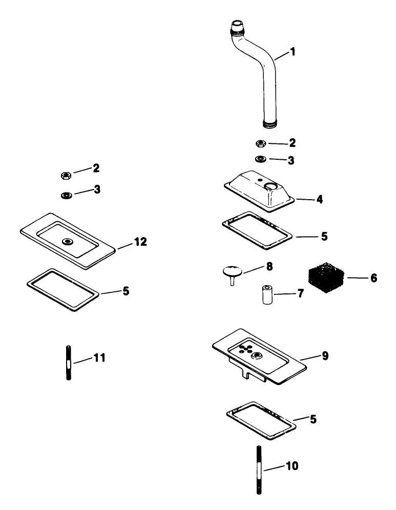 Breather & Vent Diagram and Parts List for 30718 3900001 - 3999999 Toro Lawn Tractor