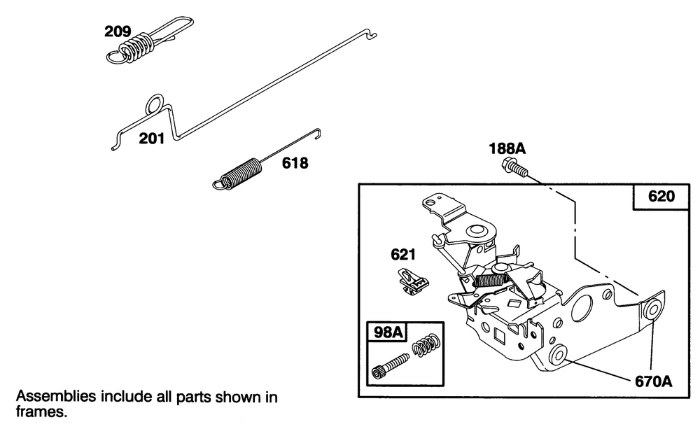 Engine Briggs & Stratton Model 127802-0513-21 Diagram and Parts List for 20801B 4900001 - 4999999 Toro Lawn Mower