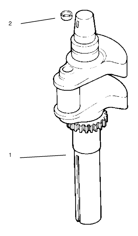 Crankshaft Diagram and Parts List for 30183 695101 - 699999 Toro Lawn Tractor Accessories