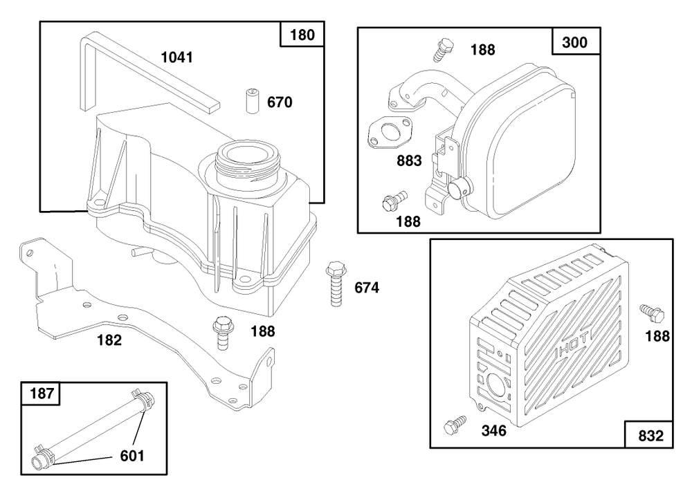 Engine Gts 150 (Model No. 20475 Only) Diagram and Parts List for 20476 6900001 - 6999999 Toro Lawn Mower