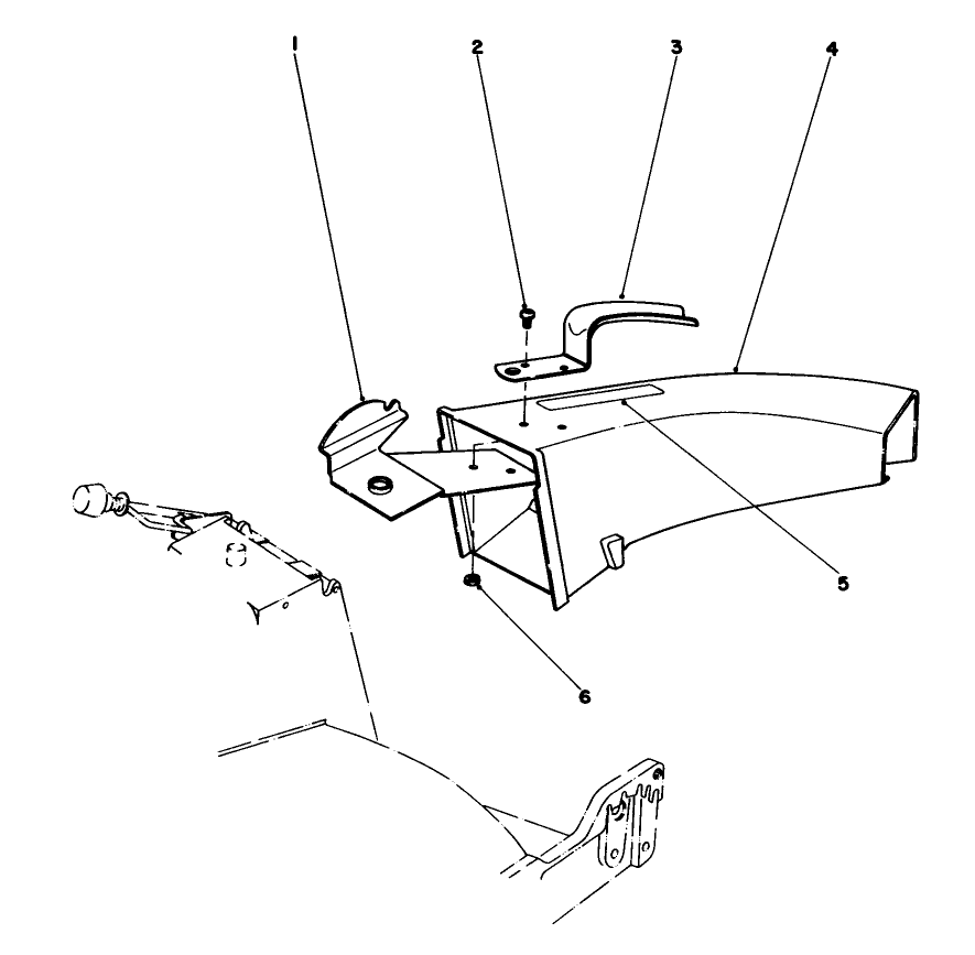 Side Discharge Chute Kit No. 59109 (Optional) Diagram and Parts List for 20755 2000001 - 2999999 Toro Lawn Mower