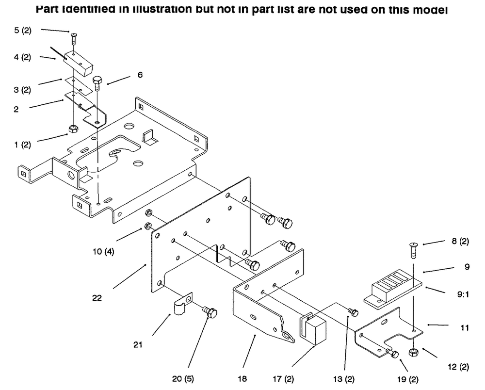 Front Plate, Relays Diagram and Parts List for 73423 6900001 - 6999999 Toro Lawn Tractor