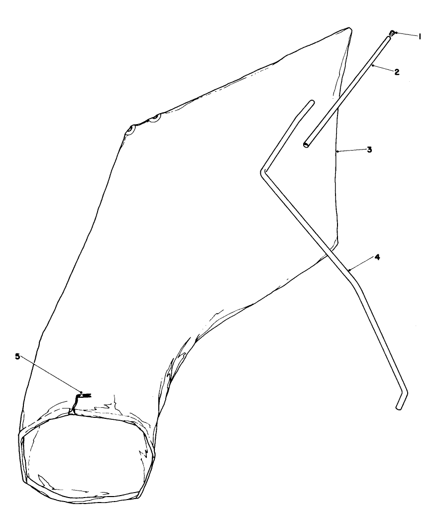 Giant Bagging Kit No. 29-9750 (Optional) Diagram and Parts List for 16300 2000001 - 2999999 Toro Lawn Mower
