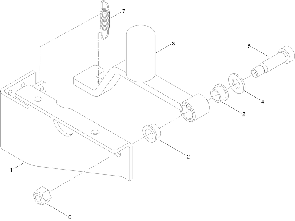 Auxiliary Switch Kit No. 133-0245 Diagram and Parts List for 133-0245  Toro Lawn Tractor Accessories