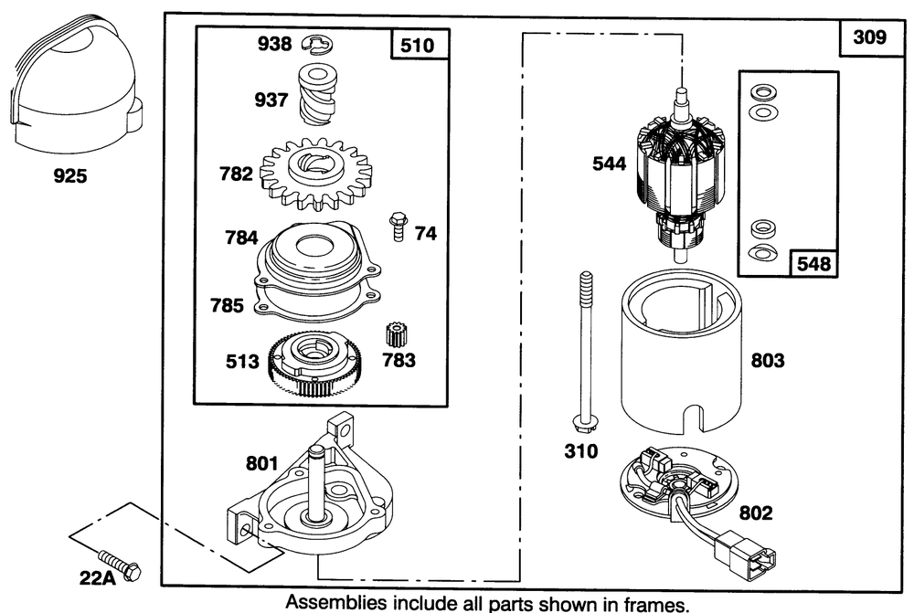 Engine Gts 150 Diagram and Parts List for 20766B 49000001 - 49999999 Toro Lawn Mower