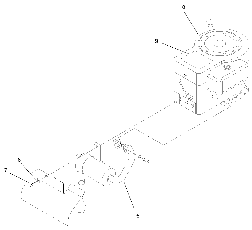 Engine Assembly Diagram and Parts List for 71185 7900001 - 7999999 Toro Lawn Tractor