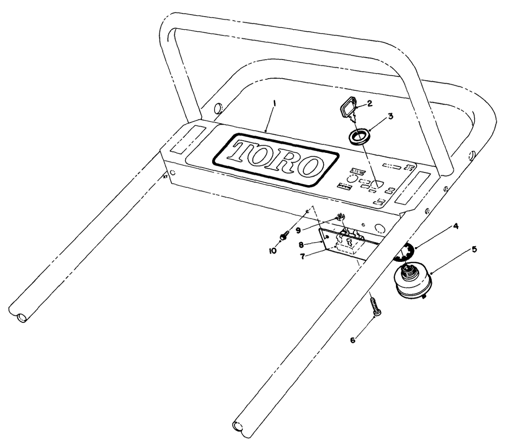 Electric Start Kit Part No. 66-6130 (Optional)(Continued) Diagram and Parts List for 30103 8000001 - 8999999 Toro Lawn Tractor Accessories