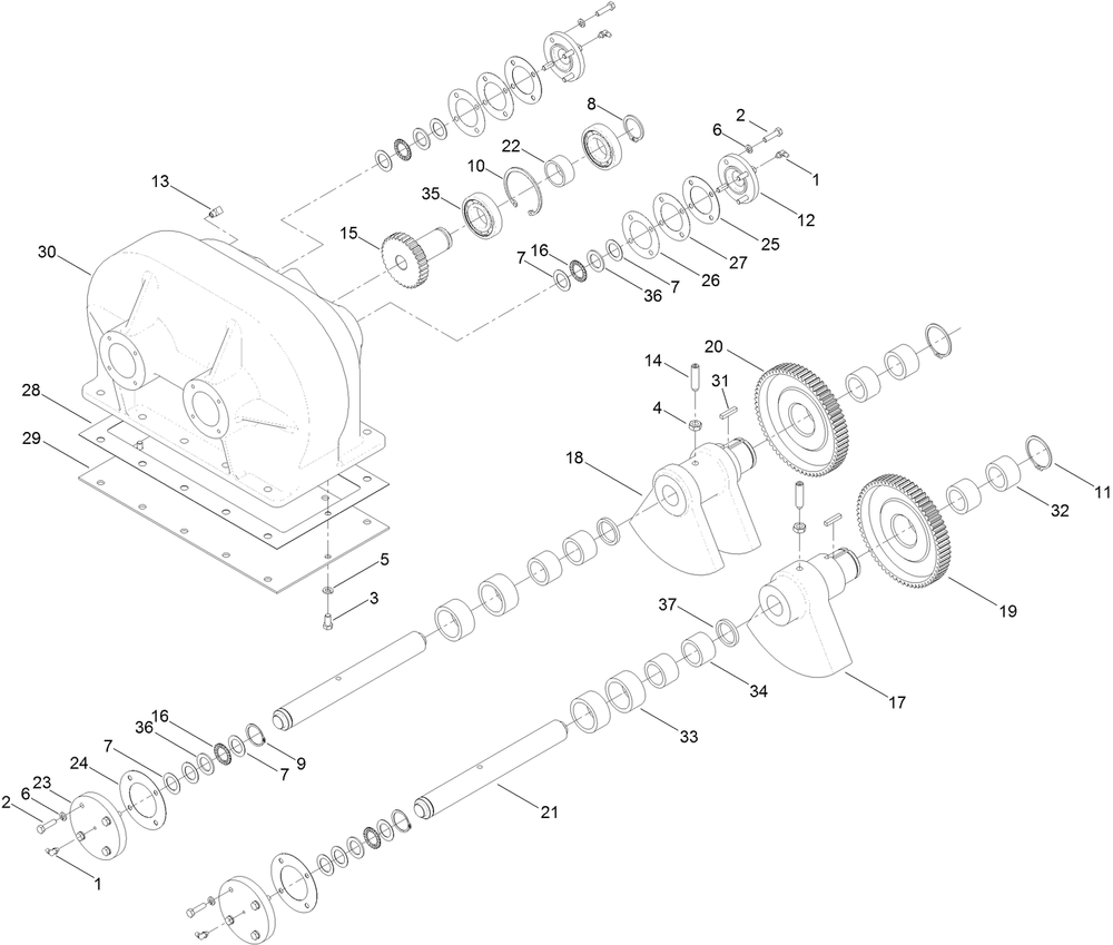 Shaker Box Assembly No. Auh563619-03 Diagram and Parts List for 25401 316000001 - 316999999 Toro Lawn Tractor Accessories