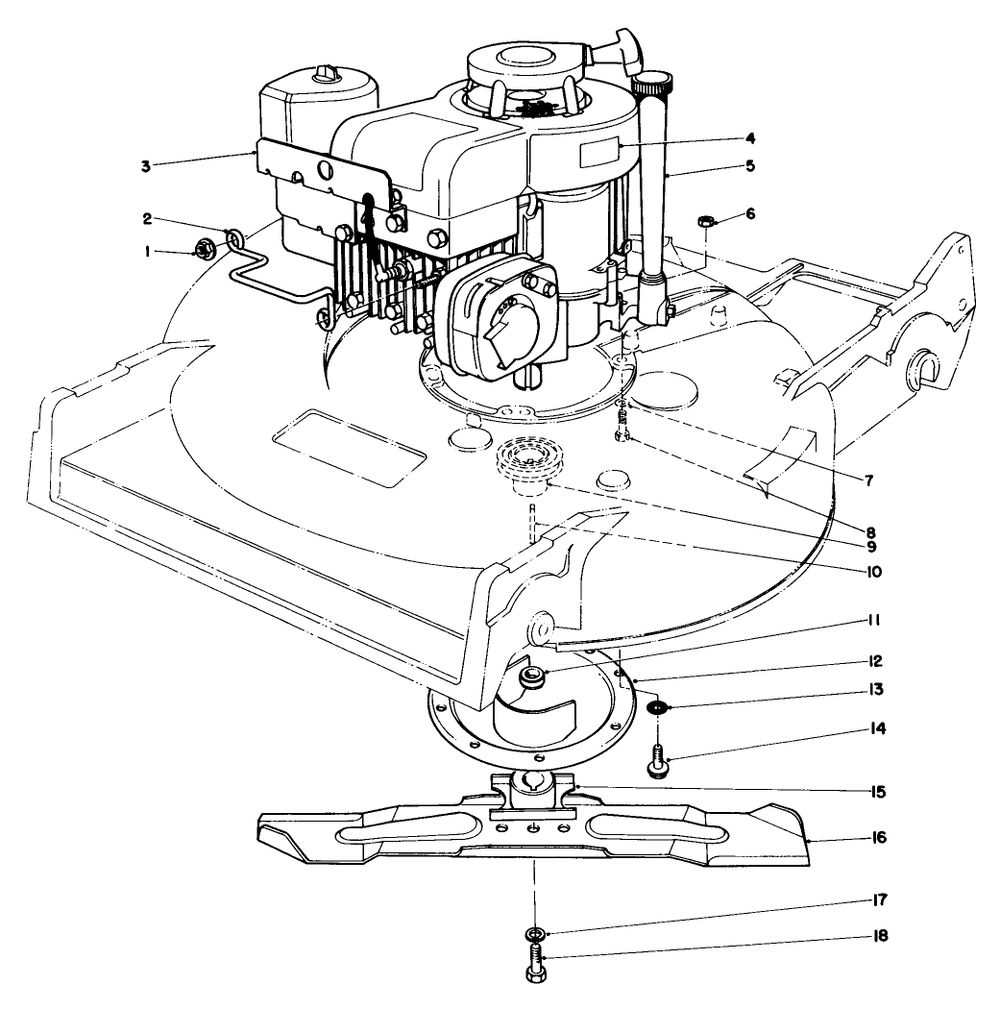 Engine Assembly (Model 22020) Diagram and Parts List for 22020 4000001 - 4999999 Toro Lawn Mower