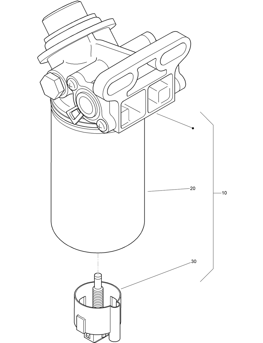 Separator Assembly Diagram and Parts List for 22530 414400000 - 999999999 Toro Lawn Tractor Accessories