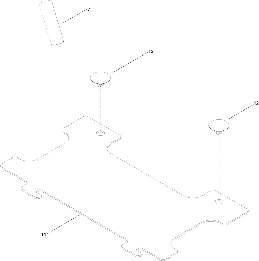 Decal Assembly Diagram and Parts List for 74683 412270000 - 999999999 Toro Lawn Tractor