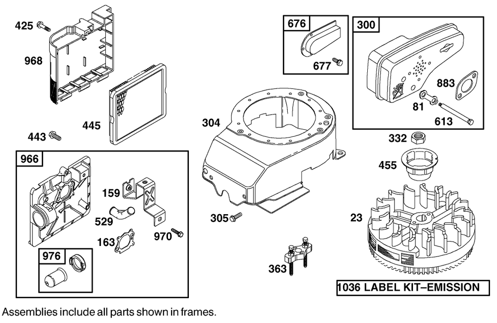 Engine Briggs & Stratton Model 12h802-1767-E1 Diagram and Parts List for 20043 9900001 - 9999999 Toro Lawn Mower