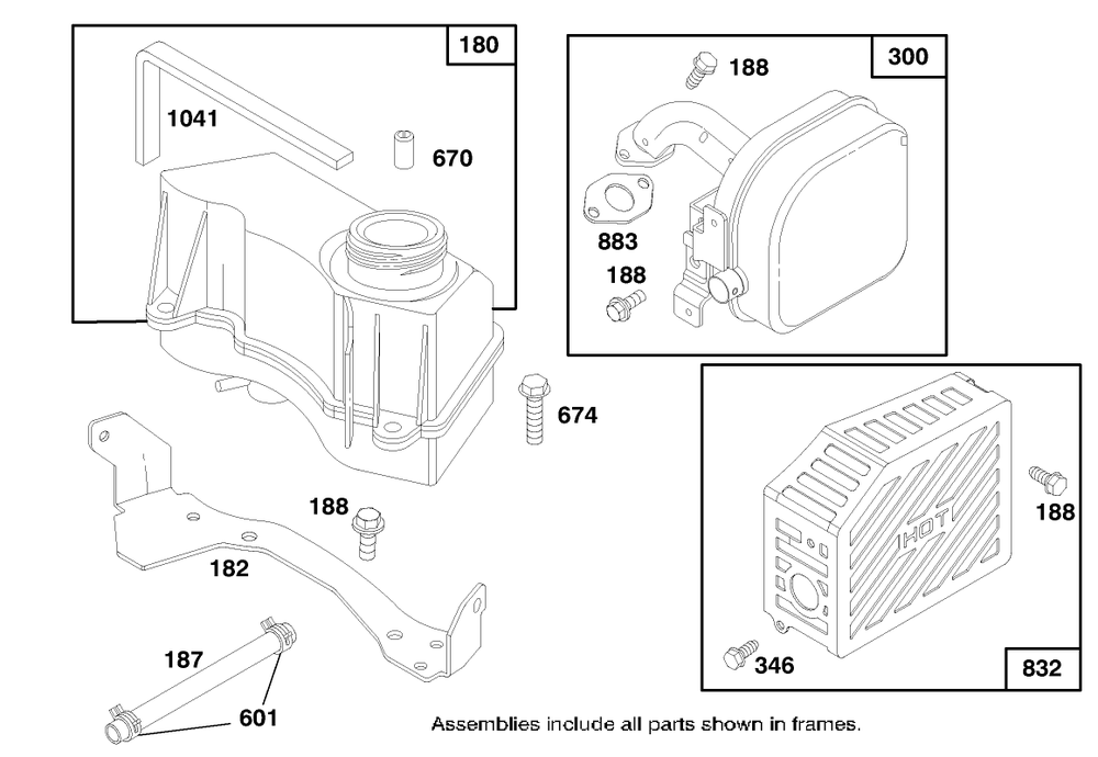 Engine Gts 150 Diagram and Parts List for 20474 6900001 - 6999999 Toro Lawn Mower