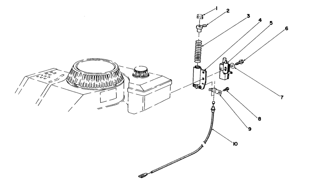 Brake Assembly Diagram and Parts List for 16780 4000001 - 4999999 Toro Lawn Mower
